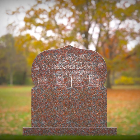 Evocative grave markers with poised structure and grace