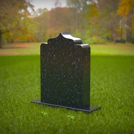 Natural grave markers softened with love and symbolic form