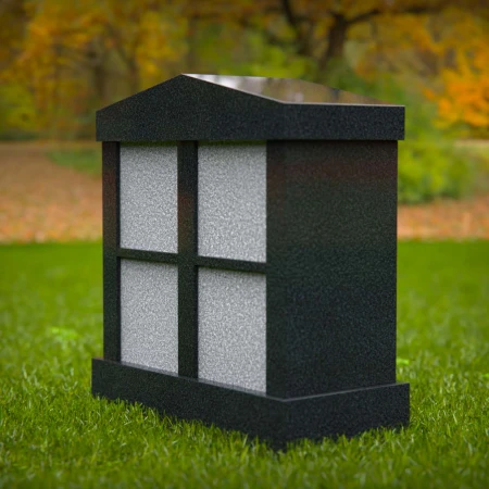 1623 - Elegant Columbarium Memorial with Four Niche Compartments