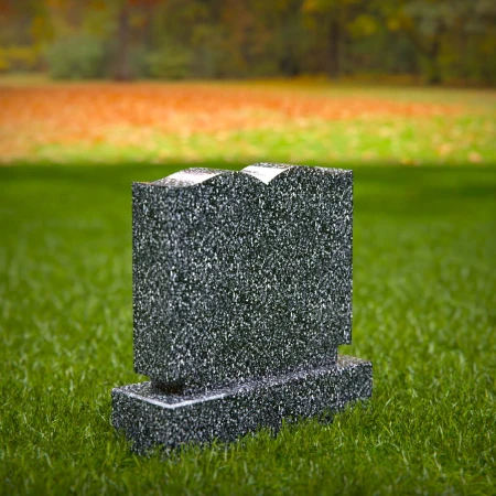 1950 - Clásica Lápida de Granito para Compañeros - Monumento Conmemorativo Doble