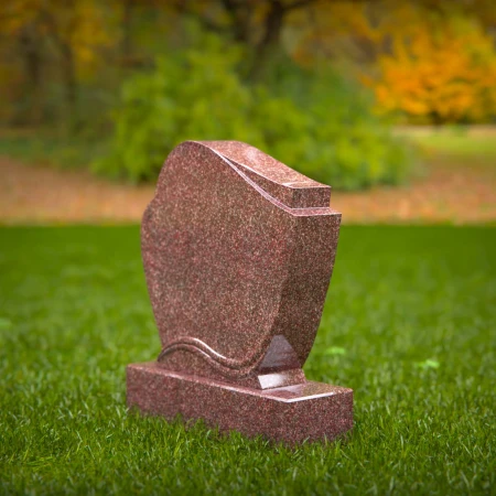 1761 - Artistic Layered Memorial Headstone – A Symbol of Elegance and Remembrance