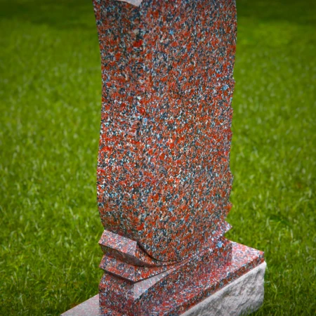 elegant headstone expressing harmony through curved form for headstones