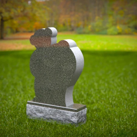 Headstones holding the memory of laughter and lullabies