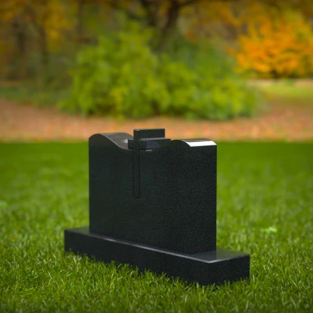 Traditional tombstones elevated with symmetry and spiritual storytelling