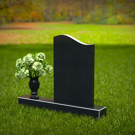Graceful curved headstones designed with elegant contours and timeless tribute.