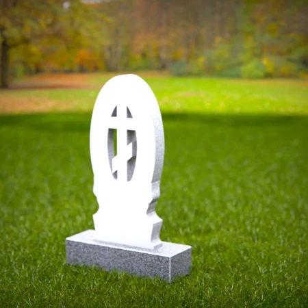 engraved Orthodox monument reflecting faith and peace for grave markers