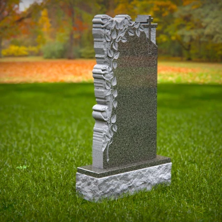 Each piece shaped by floral beauty and spiritual reverence in headstones