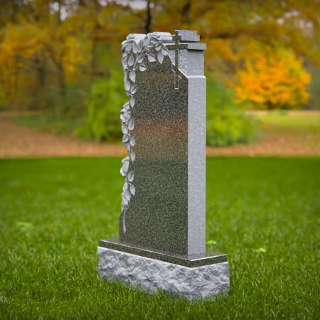 Each piece shaped by floral beauty and spiritual reverence in headstones