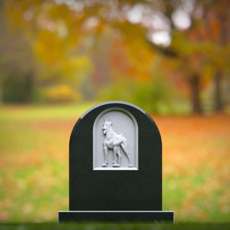 memorial stone capturing the power and spirit of a horse for tombstones