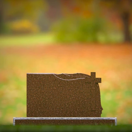 Remembrance tombstones engraved with peace and honor