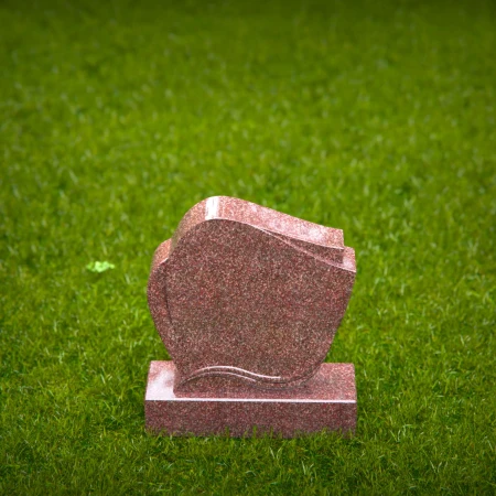 1761 - Artistic Layered Memorial Headstone – A Symbol of Elegance and Remembrance