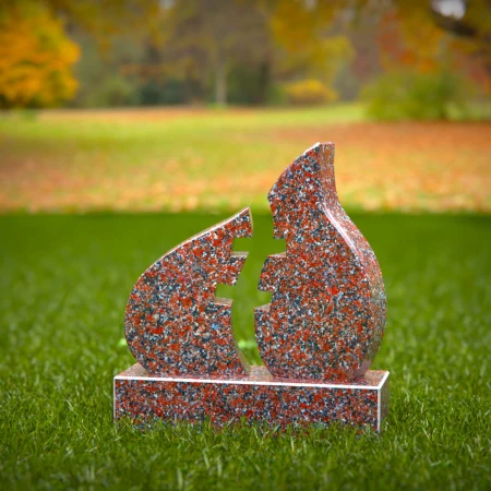 Humble grave markers with noble shape and timeless beauty