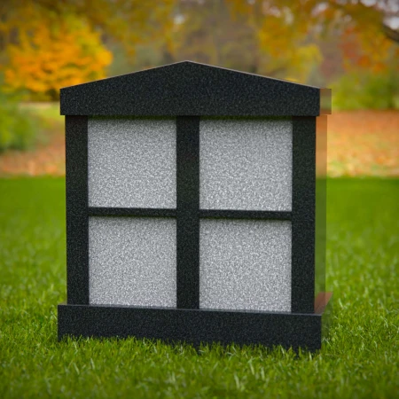 1623 - Elegant Columbarium Memorial with Four Niche Compartments