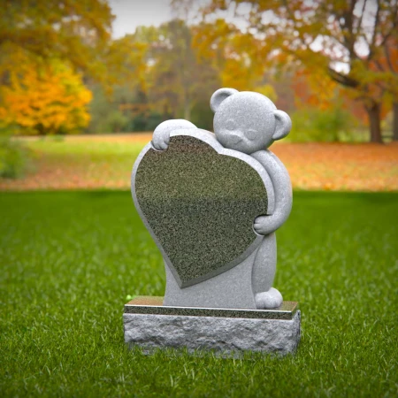Headstones holding the memory of laughter and lullabies