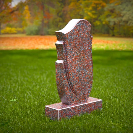 Innovative headstone shape reflecting personalized headstone near me