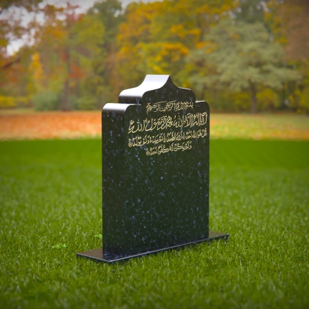 Natural grave markers softened with love and symbolic form