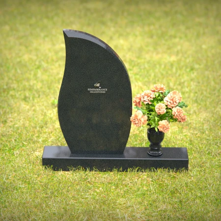 Graceful headstones with timeless curves honoring beloved memories.