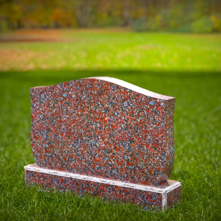 Traditional tombstones elevated with symmetry and spiritual storytelling