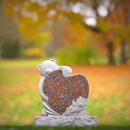Endearing memorials sculpted for young lives with teddy love