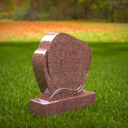 1761 - Artistic Layered Memorial Headstone – A Symbol of Elegance and Remembrance