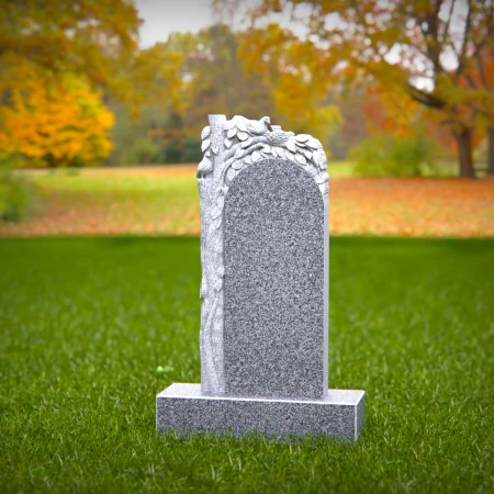 Organic shapes carved with intention express memory in headstone prices