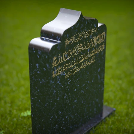 Natural grave markers softened with love and symbolic form