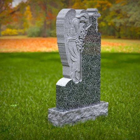 Sculptural detail brings soul and spirit to angel-themed headstone prices