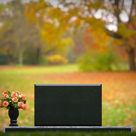 Modern rectangular granite headstones crafted for lasting tribute.
