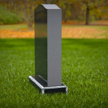1771 - Upright Headstone with Polished Face and Natural Edges
