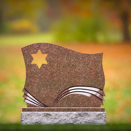 Curved grave markers for lasting impressions and graceful sorrow