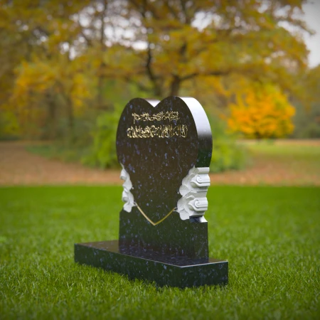 Upright tombstones with refined symmetry and spiritual weight