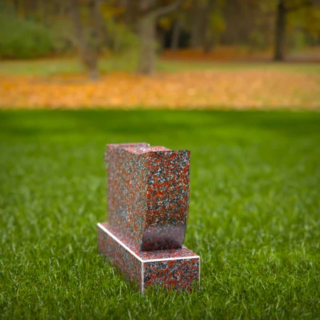 Humble grave markers with noble shape and timeless beauty