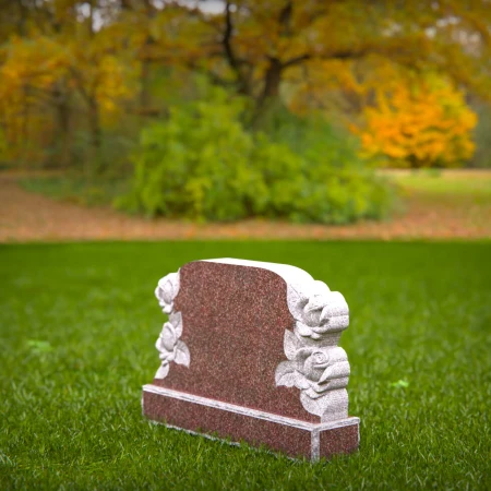 Eternal beauty rests within this tombstone, headstone, and grave ornaments.