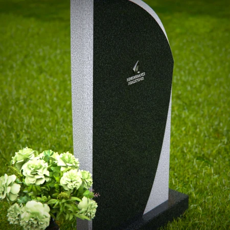 Elegant slant memorial headstones designed for timeless remembrance.