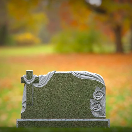 Sacred stillness in the shape of bronze grave markers, headstones near me, and tombstone.