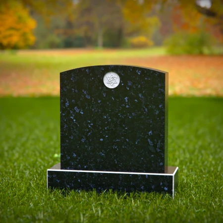 Evocative grave markers with poised structure and grace