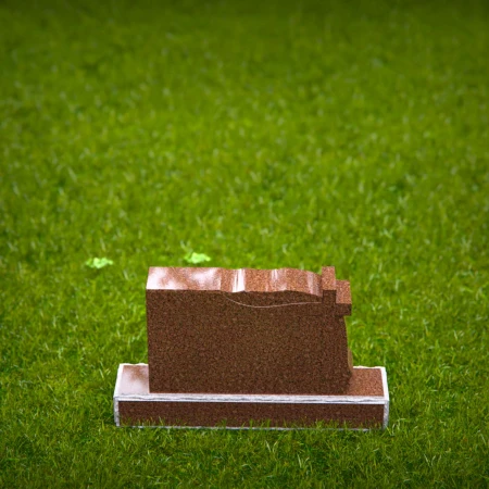 Remembrance tombstones engraved with peace and honor