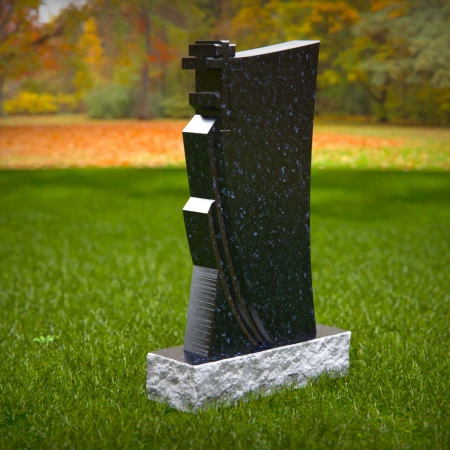modern headstone with sleek cross accent for spiritual tribute for headstone near me