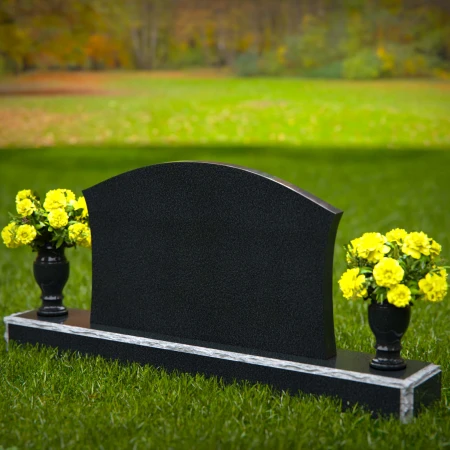 1309 - Arched Granite Headstone
