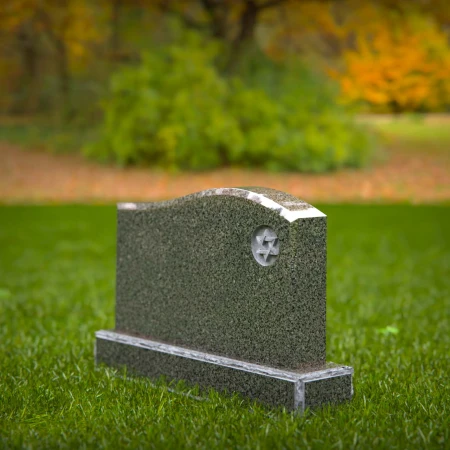 Crossed-shield memorials designed to express eternal love