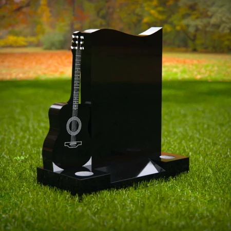 1929 - Gitarren-Themen-Gedenkstätte mit Wellenhöhen-Design für Musikliebhaber