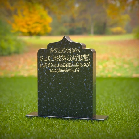 Natural grave markers softened with love and symbolic form