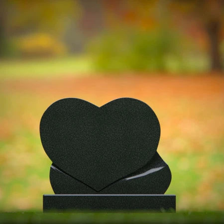 1935 - Monumento de Doble Corazón con Diseño Superpuesto para un Amor Eterno