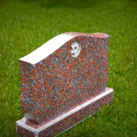 Traditional tombstones elevated with symmetry and spiritual storytelling