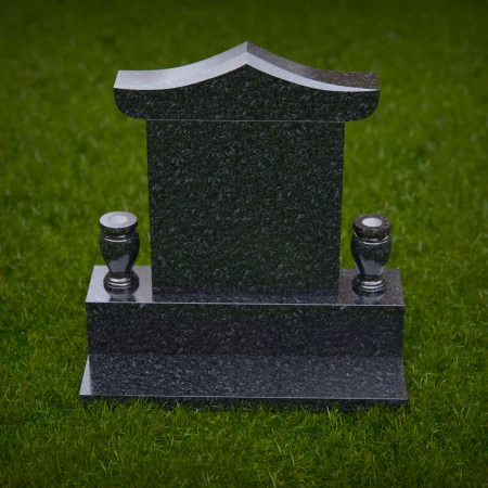 1893 - Upright Pagoda-Style Monument with Tapered Edges