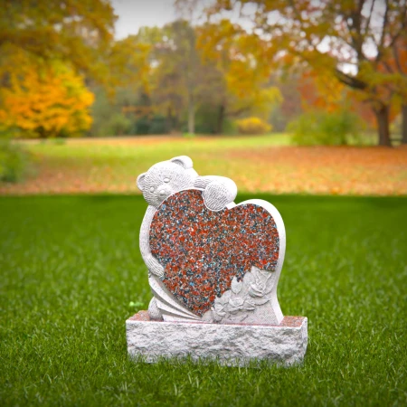Endearing memorials sculpted for young lives with teddy love