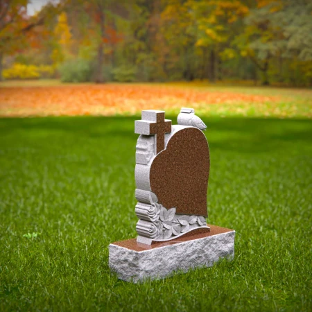 Sacred stillness in the shape of headstones near me, bronze grave markers, and tombstone.