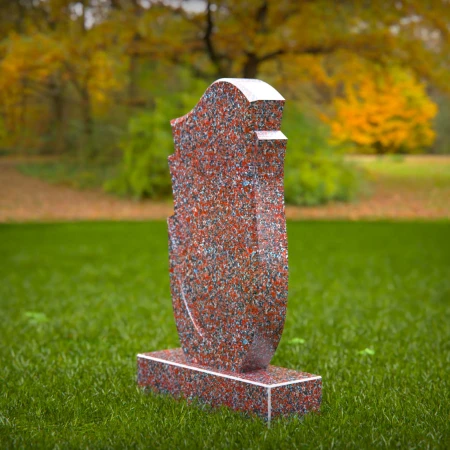 Innovative headstone shape reflecting personalized headstone near me