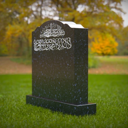 Crossed-shield memorials designed to express eternal love