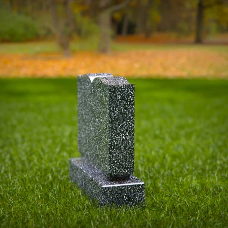 1950 - Clásica Lápida de Granito para Compañeros - Monumento Conmemorativo Doble